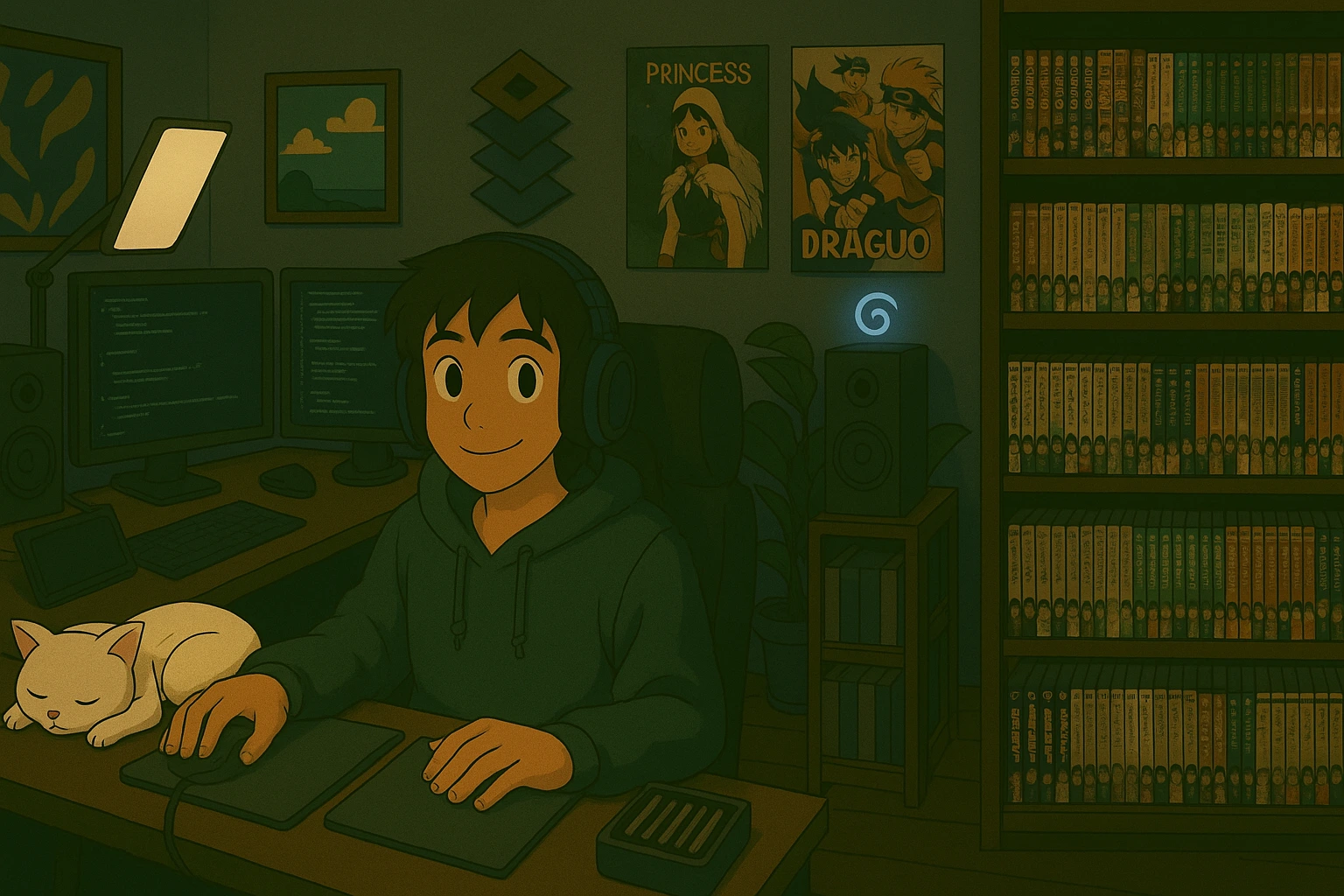 Developer workspace background